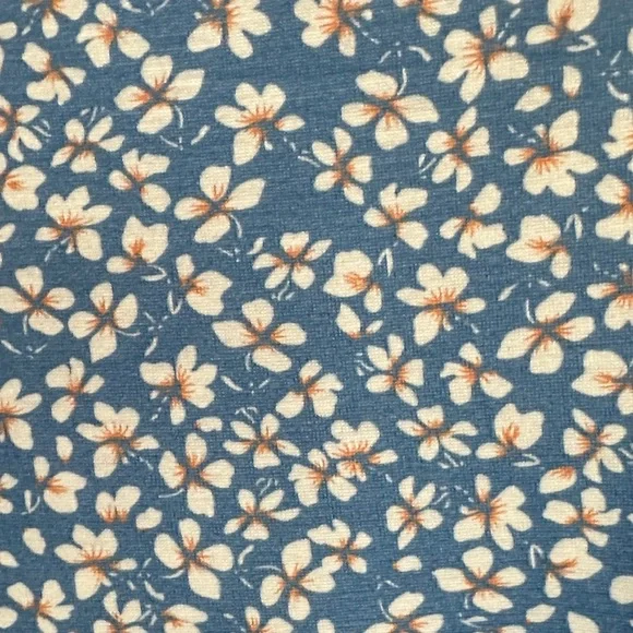 Floral Blue Maxi Dress - Picture 2 of 3